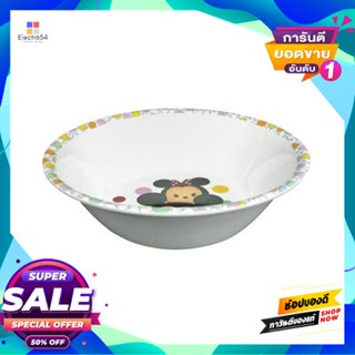 Melamine ชามเมลามีนทรงกลม ทีซูมซูม Flower Ware รุ่น B2633-5.5  ขนาด 5.5 นิ้ว สีขาวพิมพ์ลายround Melamine Bowl T Zoom Zoo