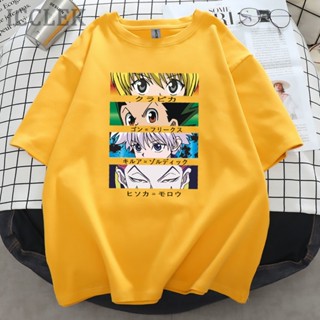 Hunter X Hunter Characters Eyes Print T Shirt  Streetwear Women Top Manga Harajuku Anime Killua Zoldyck Gon T Shirt_02