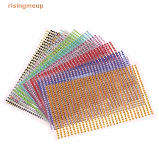 [risingmeup] สติกเกอร์คริสตัลเพชรเทียม มีกาวในตัว 750 ชิ้น