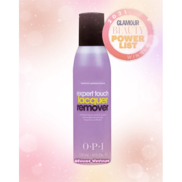 🛒พร้อมส่ง Opi Expert Touch น้ำยาล้างเล็บ ที่ล้างออกง่ายและเร็ว กลิ่นหอมไม่ฉุน 110mL