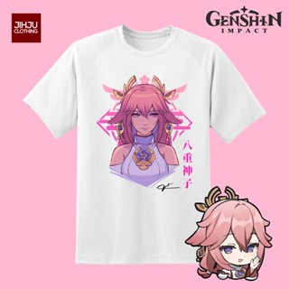 GENSHIN IMPACT YAE MIKO PREMIUM COTTON SHIRT_03