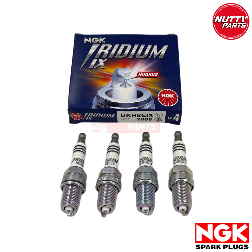 NGK แท้ 100% IRIDIUM BKR9EIX (2669) , BKR8EIX (2668) , BKR7EIX (6988) หัวเทียน NGK อิริเดียม
