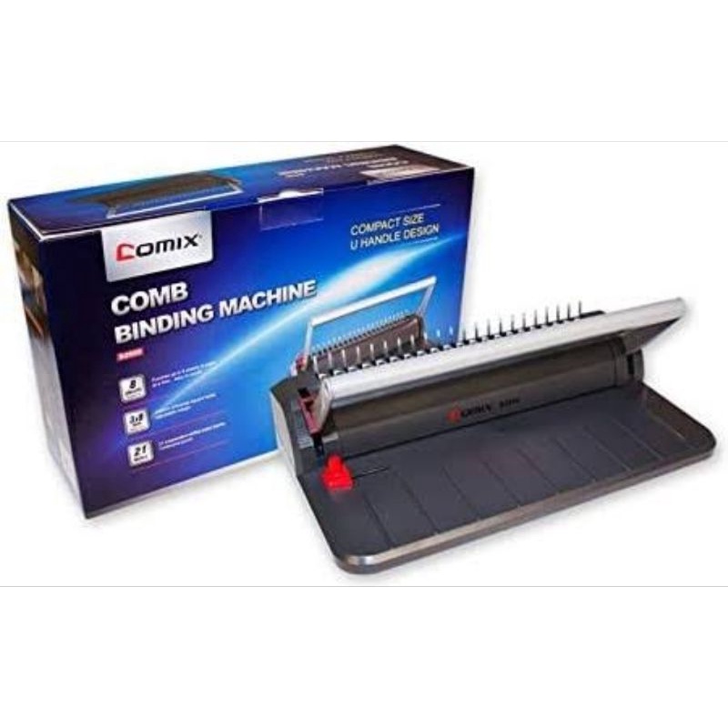 COMIX b2950เครื่องเจาะกระดาษ เข้าเล่มกระดูกงู Shopee Thailand