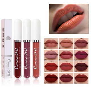 CmaaDu 18 Colors Matte Liquid Lipstick Waterproof Lip gloss Long Lasting Velvet Lip Tint Matte Lip gloss Korean Cosmetics