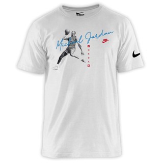 Nike Michael Jordan t shirt for men dye short korean tops printed cotton mens_01