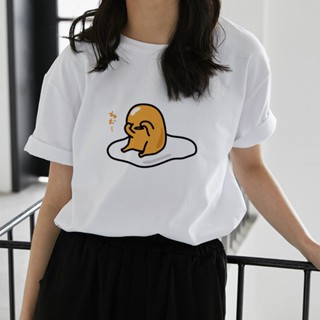 Cute Gudetama Lazy Egg Yolk T-Shirt Summer Fashion Women Fashion Manga Shirt Grunge Aesthetic Graphic Tee Tumblr 90_07