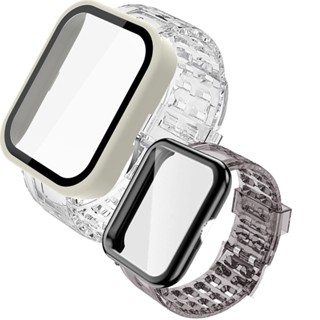Maimo เคสสมาร์ทวอทช์ ฟิล์มกันรอยหน้าจอ แบบเต็มจอ Maimo Watch Flow สายใส WatchBand สายรัดข้อมือ