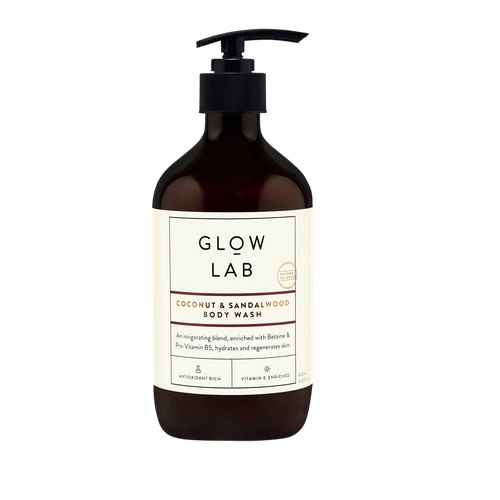 Glow Lab Coconut & Sandalwood Body Wash 400ml