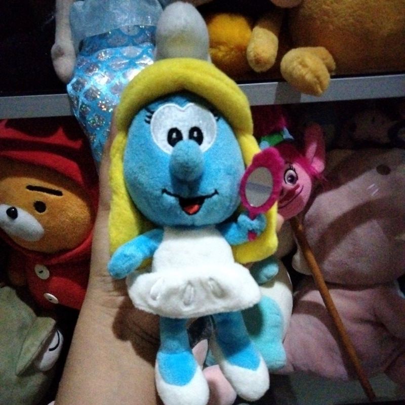 GANTUNGAN Original Smurfs พวงกุญแจตุ๊กตาตัวเล็ก