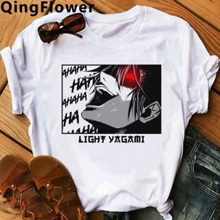 Death Note Attack on Titan tshirt female kawaii tumblr streetwear harajuku kawaii vintage t-shirt graphic tees wome_12