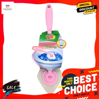 สก๊อตช์-ไบรต์ แปรงขัดห้องน้ำหัวเจ็ทใยขัดสีขาว Scotch-Brite Toilet brush, jet scrubb