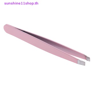 Sunshop แหนบสเตนเลส แบบเอียง เพื่อความสวยงาม มืออาชีพ สําหรับกันคิ้ว
 Th