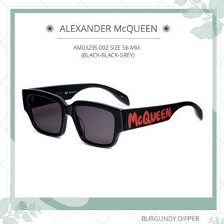 แว่นกันแดด ALEXANDER MCQUEEN : AM0329S 002 SIZE 56 MM. (BLACK-BLACK-GREY)