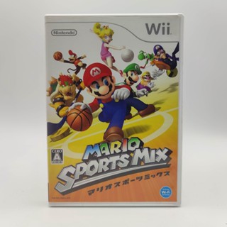 MARIO SPORTS MIX แผ่นมีรอย เล่นได้ Wii [JP] มีกล่องใสสวมเพื่อเก็บสะสมให้