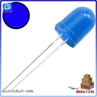 หลอดไฟ LED 10mm LED Diode Light สีแดง เขียว เหลือง น้ำเงิน ขาว ส้ม