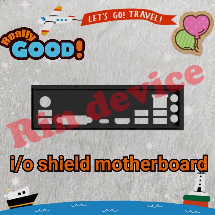 i/o shield mainboard ASUS TUF Z370-PLUS GAMING v2 หากต้องการุ่นอื่นติดต่อทางร้าน ขายมีทุกรุ่น #ฝาหลังเมนบอร์ด