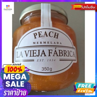 La Vieja Fabrica Peach Mermelada แยม รสพีช  ลา เวียฮา ฟาบริกา 350กรัมLa