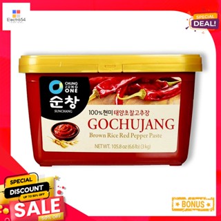 GochujangHot ซอสพริกเกาหลีชองจองวอนโกชูจัง3 กิโลกรัมChungJungOne GochujangHot Paste Pepper3kg