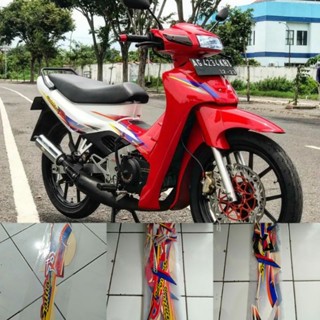 สติกเกอร์ satri 2000 Standard Striping full body Pole satri lama satria ru