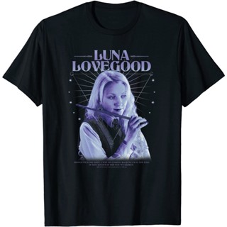 เสื้ เสื้อยืด พิมพ์ลายแม่มด Harry Potter Luna Lovegood สําหรับผู้ใหญ่S-5XL _07