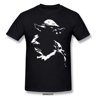 100% Cotton t shirt Male Star Wars Yoda Picture Custom Homme Tee Shirt Big size 5XL Plus size Nice short-sleeved_04