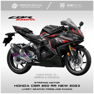 สติกเกอร์กราฟฟิค HONDA CBR 250RR 2023 CBR 250 RR ออกแบบใหม่ สําหรับติดตกแต่งรถยนต์ พร้อมส่ง