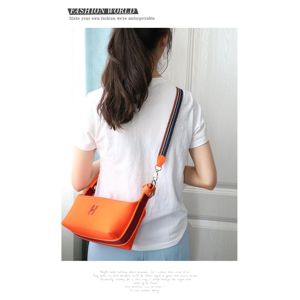 สายสะพายกระเป๋า ผ้าแคนวาส แบบเปลี่ยน สําหรับกล่องอาหารกลางวัน Hermes