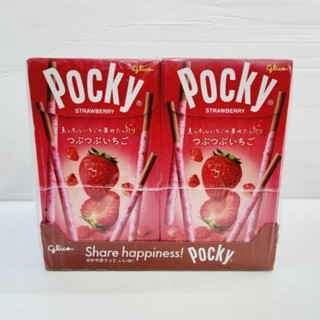 JP Pocky Strawberry Made in Japnแพค 10 กล่อง