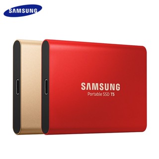 Samsung ฮาร์ดดิสก์ภายนอก SSD T5 1TB 2TB 500GB USB 3.1 เป็น Type-C Type-C SSD สําหรับ PC