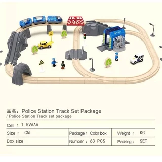 ขายดี รางรถไฟ รถไฟรางไม้ ikea ของเล่นเด็ก รถไฟของเล่น ของเล่นเด็ก รถรางไม้ เสริมพัฒนาการ ฝึกสมาธิ