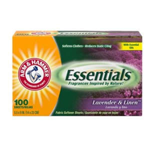 Arm &amp; Hammer Lavender &amp; Linen Fabric Softener 100sheets