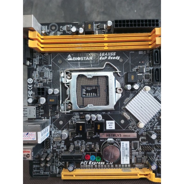Mainboard 1155 BIOSTAR H61MLV3 Ver8.0 Socket 1155 รองรับ Intel Gen2&amp;3