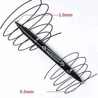 (S2-S30)ปากกาหมึกซึม2หัว หัวปากกา 0.5 มม. พร้อมส่ง