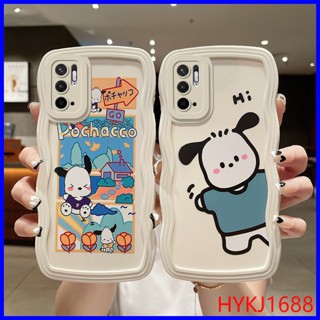 เคส Redmi note 10 5G POCO M3 Pro 5G tpu ซิลิโคน ลายคลื่น ฝาครอบป้องกัน ขอบเต็ม นิ่ม