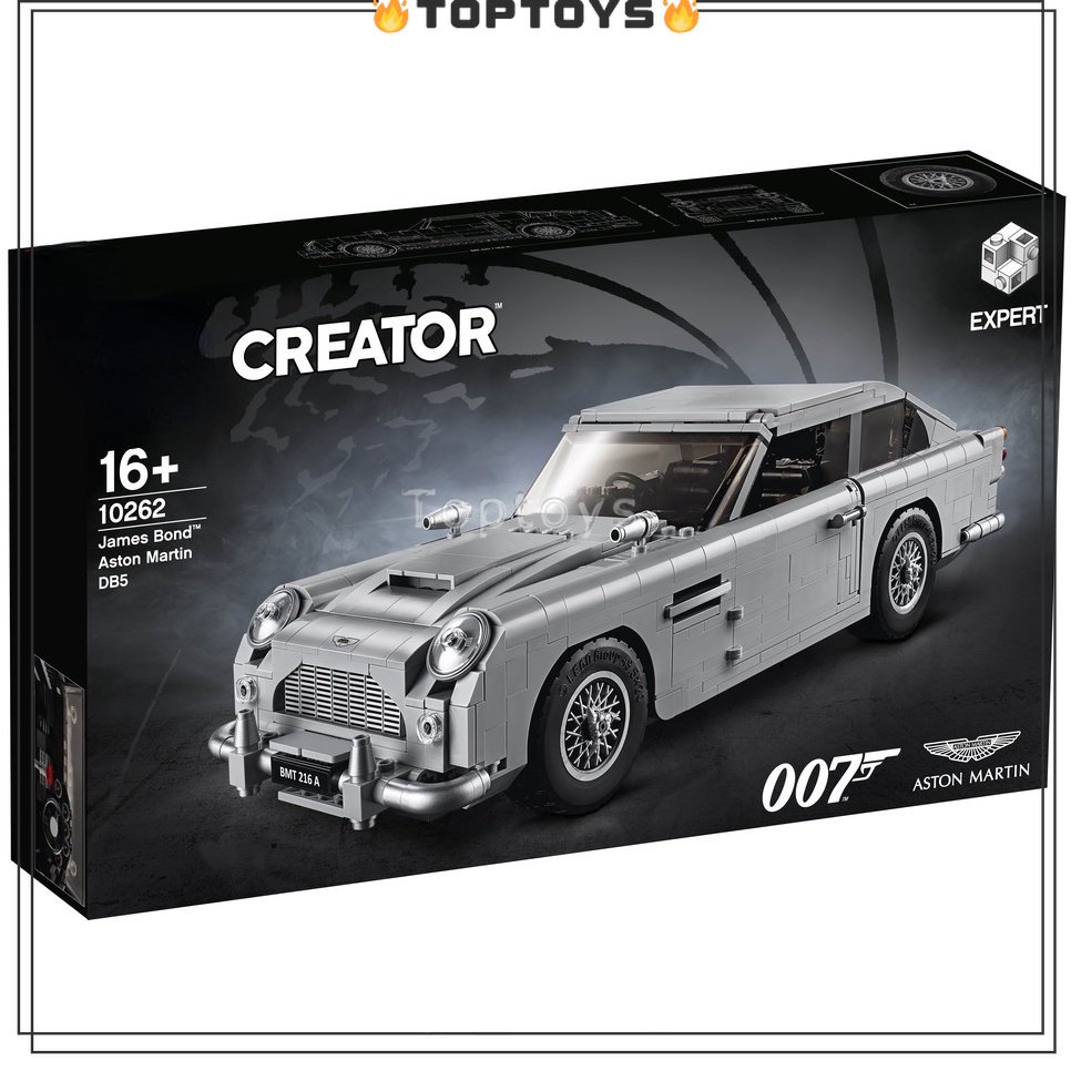 [ในสต็อก] Creator 10262 James Bond Aston Martin DB5 Construction Set Building Set ของเล่นของขวัญวันเ