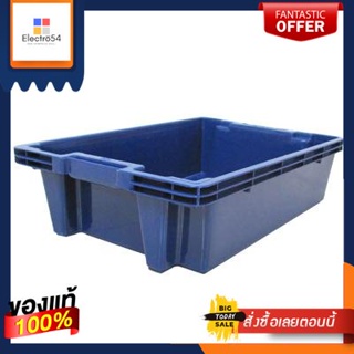 ลังทึบทรงเตี้ย KASSA HOME รุ่น VCP-419BL ขนาด 53 x 35 x 14 ซม. สีน้ำเงินLow solid crate  VCP-419BL Size 53 x 35 x 14 cm.