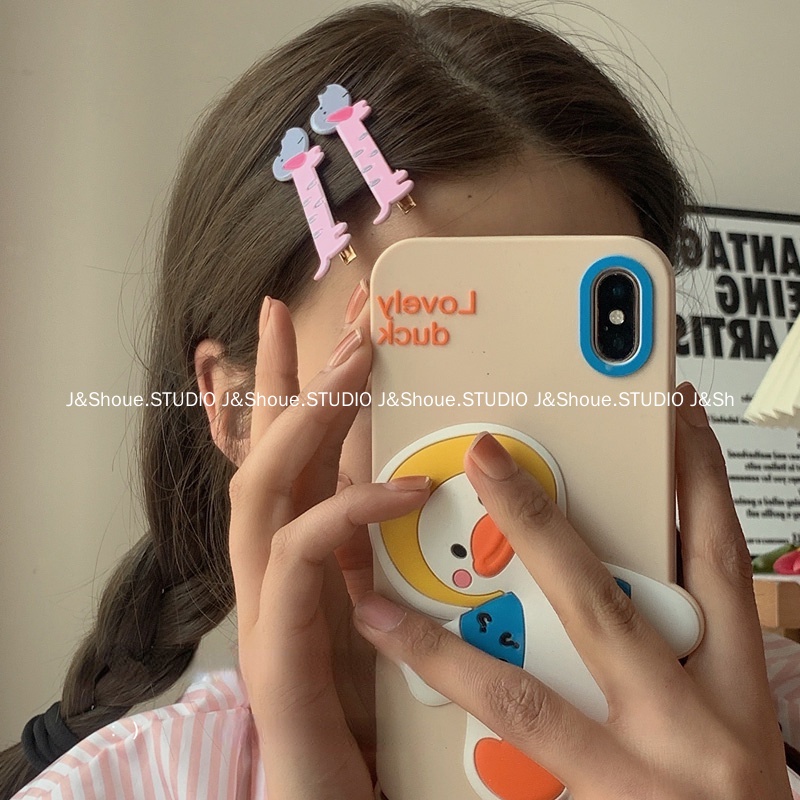 Kf551 ใหม่ กิ๊บปากจระเข้ รูปสัตว์น่ารัก สไตล์ญี่ปุ่น สร้างสรรค์ เครื่องประดับ สําหรับผู้หญิง