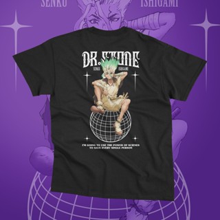 【Ready Stock】▣✻Dr. Stone Cosplay T shirt Senku Ishigami Costume Tops Short Sleeve Anime Tee Shirt Gr_08