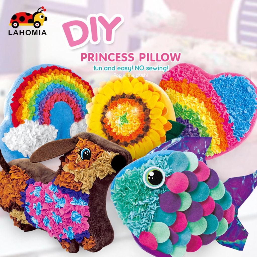 Lahomia ชุดหมอนศิลปะ งานฝีมือ DIY สําหรับผู้เริ่มต้น ของขวัญวันเกิด