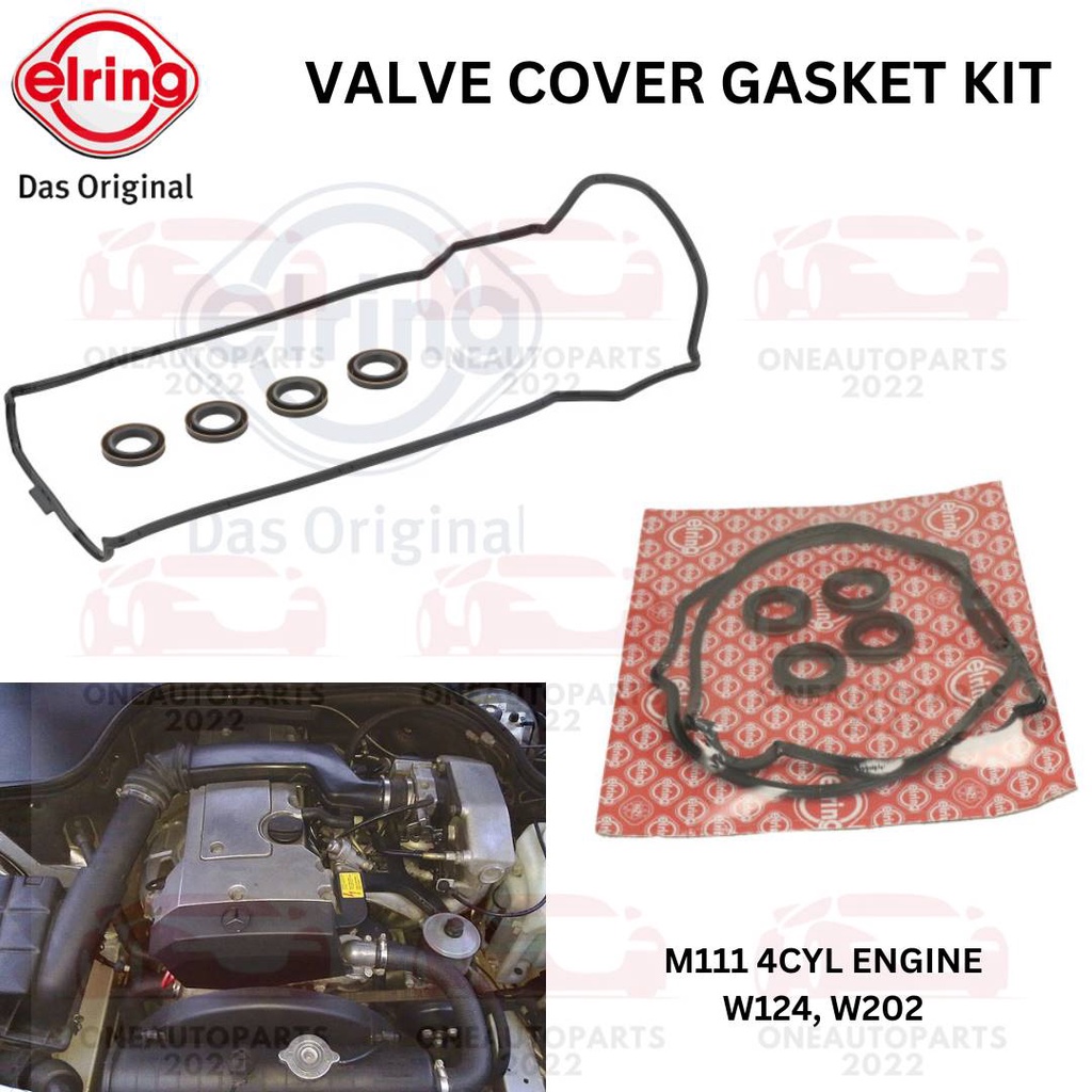 ELRING GERMANY ฝาครอบวาล์ว GASKET MERCEDES BENZ W124 E200 2.0 E220 W202 C180 1.8 C200 C220 C230 R170