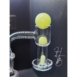 Luminous Ball Set เซ็ท ลูกแก้วหมุนเรืองแสง 3pc* Carb Cap for Quartz Banger, Dab rig, oil/wax/dab/shatter