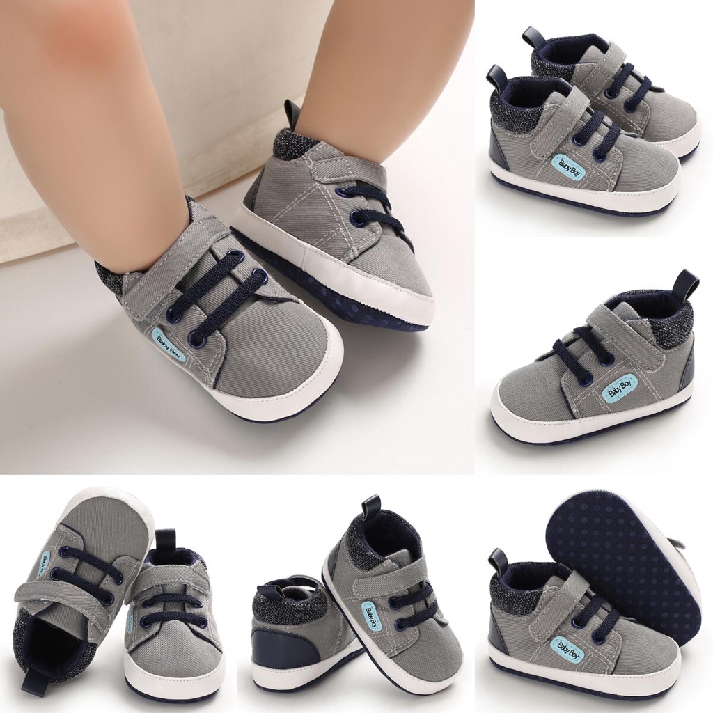 รองเท้าเด็กวัยหัดเดินเด็กชายและเด็กหญิงรองเท้าผ้าใบรองเท้าเด็กแรกเกิดผ้าฝ้าย พื้นรองเท้า ทนทานรองเท้าเด็กวัยหัดเดินสบายๆเหมาะสําหรับเ - รูปที่ 7