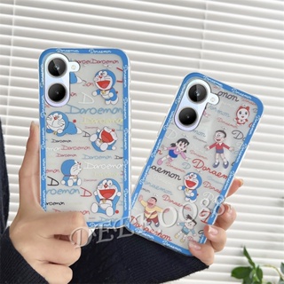 เคสมือถือ TPU แบบนิ่ม ลายการ์ตูนโดเรม่อนน่ารัก สําหรับ Realme 10 4G Pro+ Pro Plus 5G Realme10 10Pro+ 10Pro