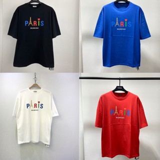 Balenciaga 22ss Paris Eiffel Tower T-shirt_11