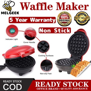 MelGeek Waffle Maker 350W power Waffle Maker Sale Non-stick Automatic Machine Mini Waffle Maker