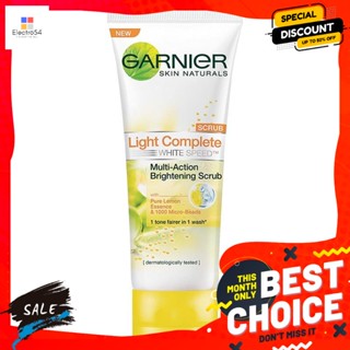 Garnier(การ์นิเย่) การ์นิเย่ โฟมสครับล้างหน้า ไลท์ คอมพลีท ขนาด 100 มิลลิลิตร Garnier Foaming Scrub Light Complete Size