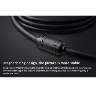 ✨ตัวท๊อป สาย VGA 3+6 งานอย่างดี สายจอภาพ ผู้-ผู้ รองรับภาพ1080P VGA CABLE for PC Projector Laptop