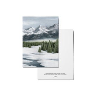 mdsi | winter frost - postcard &amp; poster โปสการ์ด โปสเตอร์ ภาพวาด สำหรับตกแต่งห้อง