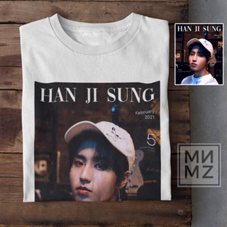 G2JMNMZ STRAY KIDS HAN JI SUNG graphic shirt tshirt unisex for men for women Tee Round Neck T Shirt_11