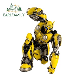 Earlfamily สติกเกอร์ ลายอนิเมะ Bumblebee ขนาด 13 ซม. x 8.3 ซม. สําหรับตกแต่งกระจกรถยนต์